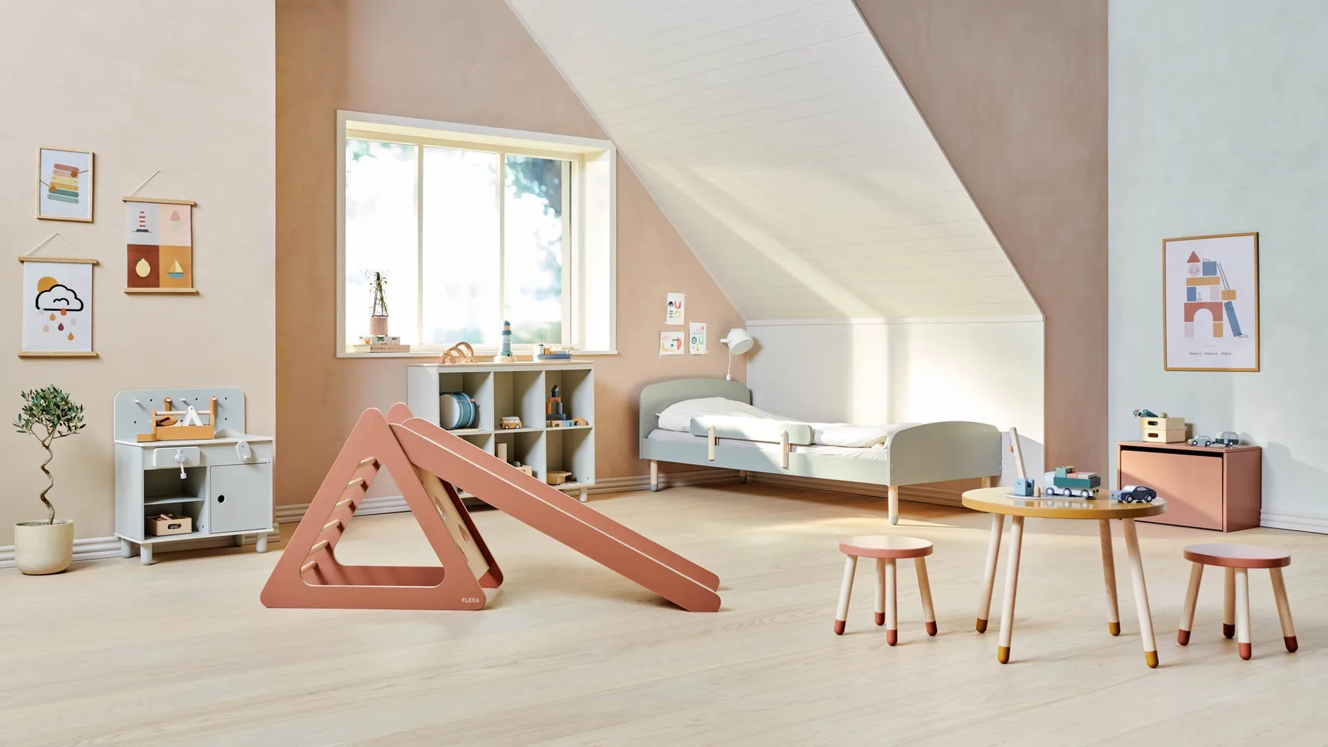 Play タワー用滑り台, Rose FLEXA