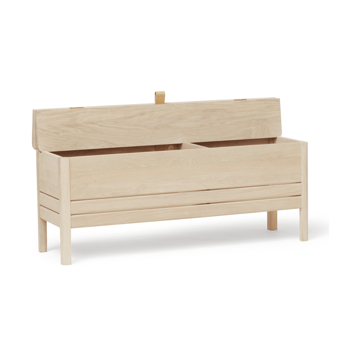 A Line 収納ベンチ 111 cm, White oak Form & Refine