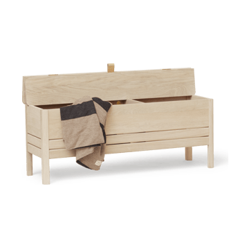 A Line 収納ベンチ 111 cm - White oak - Form & Refine