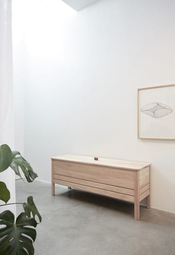 A Line 収納ベンチ 111 cm - White oak - Form & Refine
