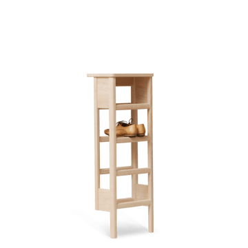 A Line 靴棚 35x100 cm - White oak - Form & Refine