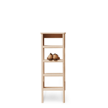 A Line 靴棚 35x100 cm - White oak - Form & Refine