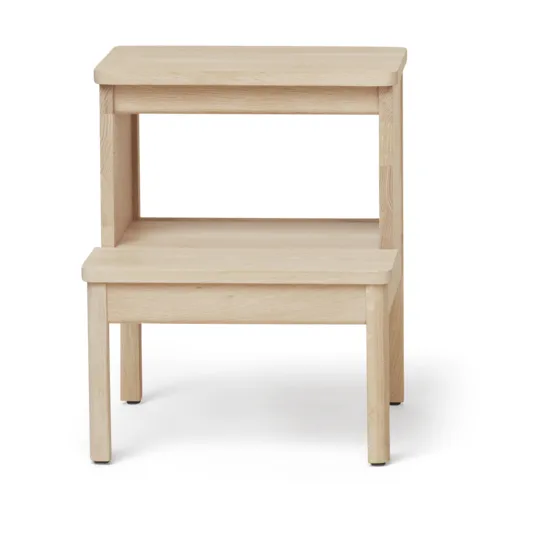 A line ラウンド ステップスツール - White oak, Ø38x47.5 cm - Form & Refine