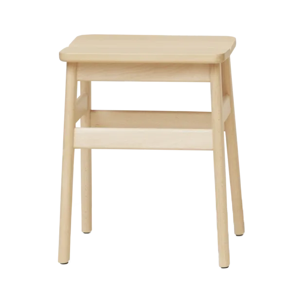 Angle Standard ラウンド スツール 45 cm, Beech, Ø32x46 cm Form & Refine