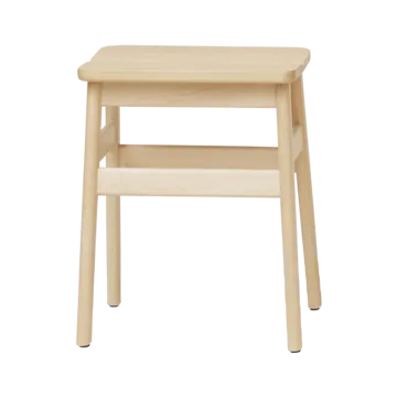 Angle Standard ラウンド スツール 45 cm - Beech, Ø32x46 cm - Form & Refine
