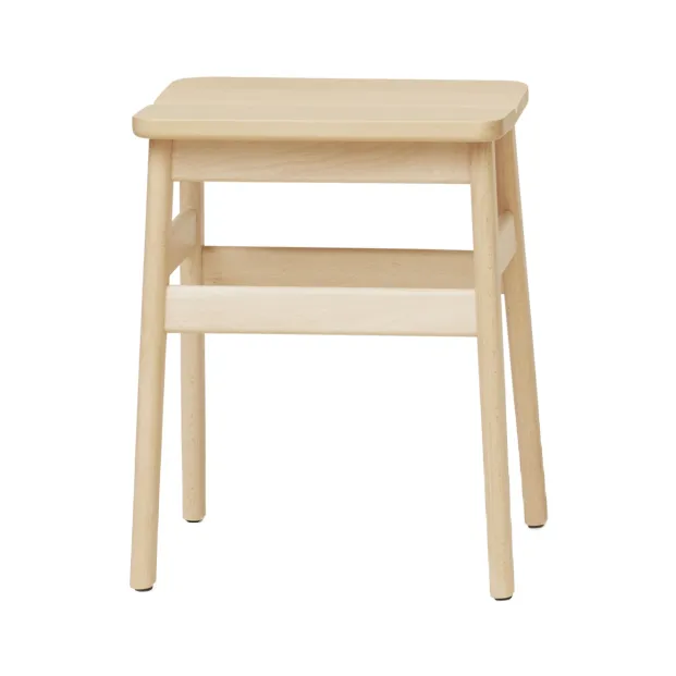 Angle Standard ラウンド スツール 45 cm - Beech, Ø32x46 cm - Form & Refine
