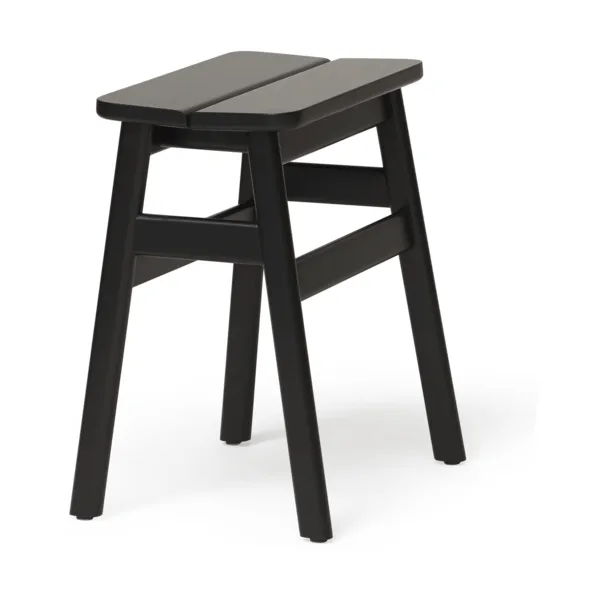 Angle Standard ラウンド スツール 45 cm, Black, Ø32x46 cm Form & Refine