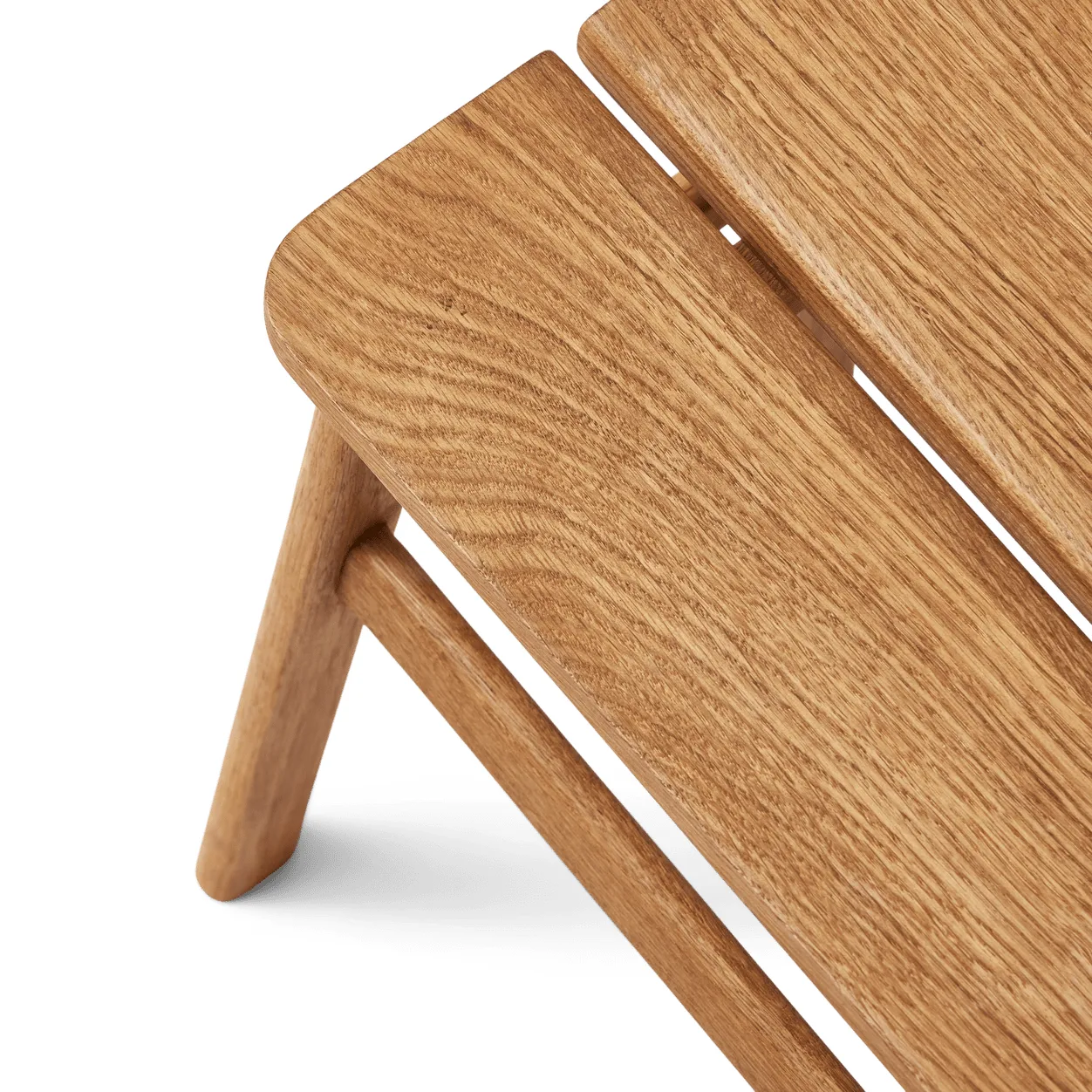 Angle Standard ラウンド スツール 45 cm, Oak, Ø32x46 cm Form & Refine