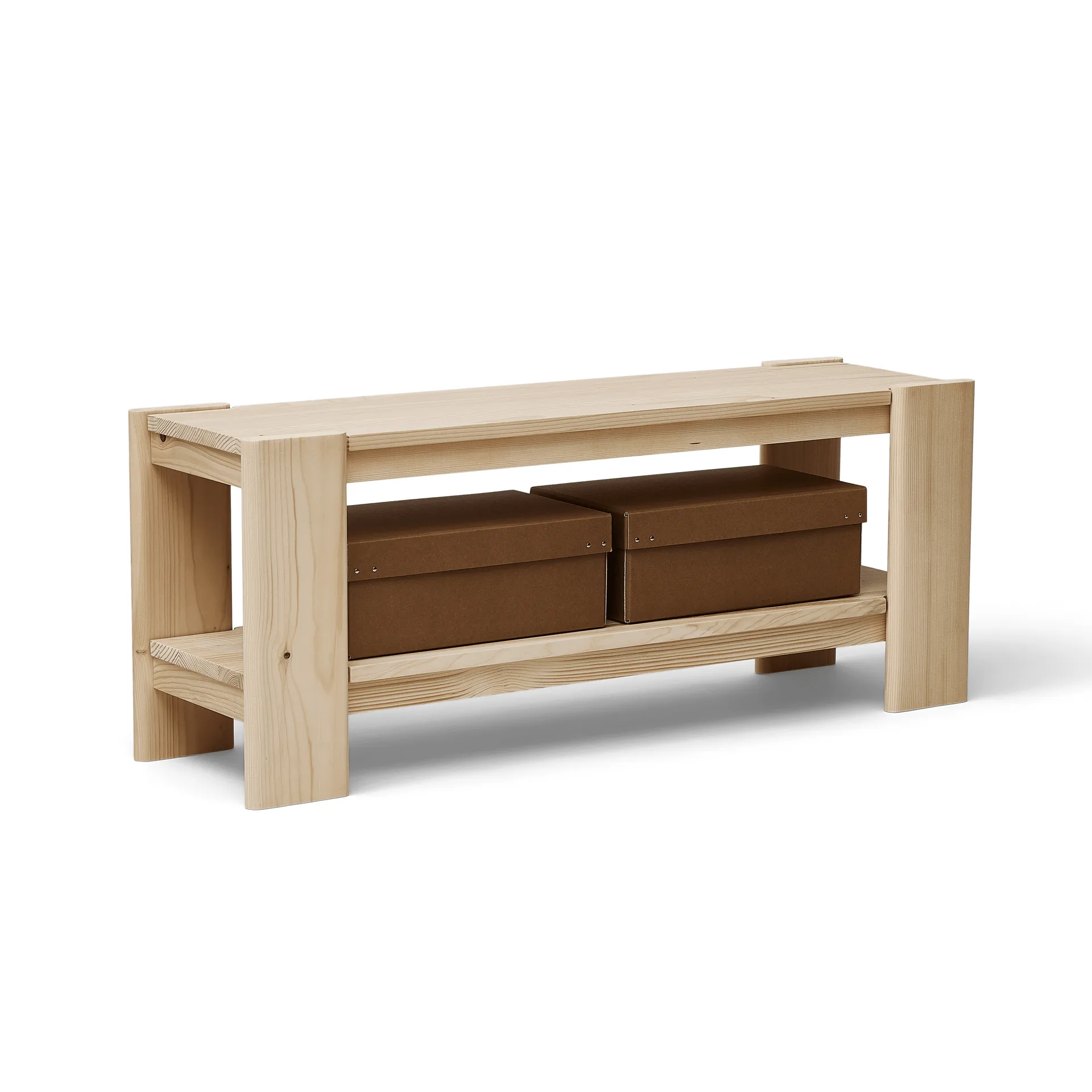Beam ベンチ 112 cm, Pinewood Form & Refine
