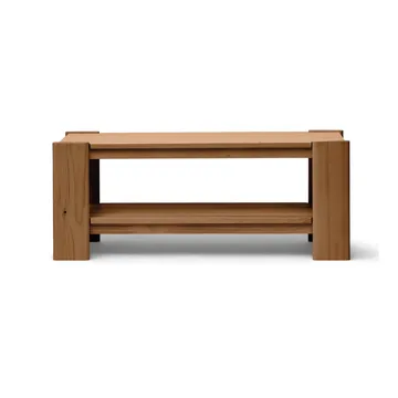 Beam ベンチ - Deep brown pine, 112x45x33 cm - Form & Refine