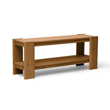 Beam ベンチ - Deep brown pine, 112x45x33 cm - Form & Refine