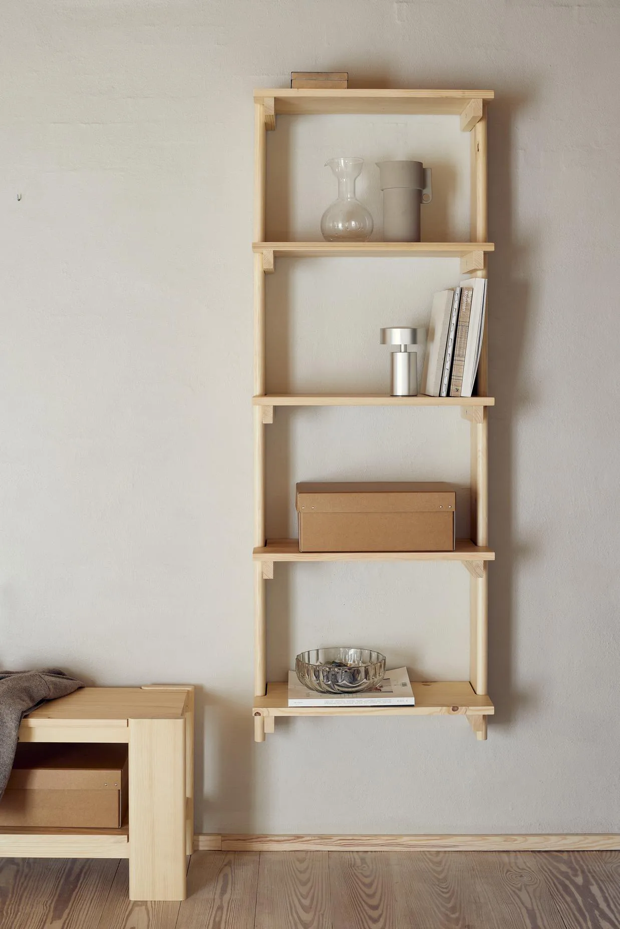 Beam ベンチ, Pinewood, 112 cm Form & Refine