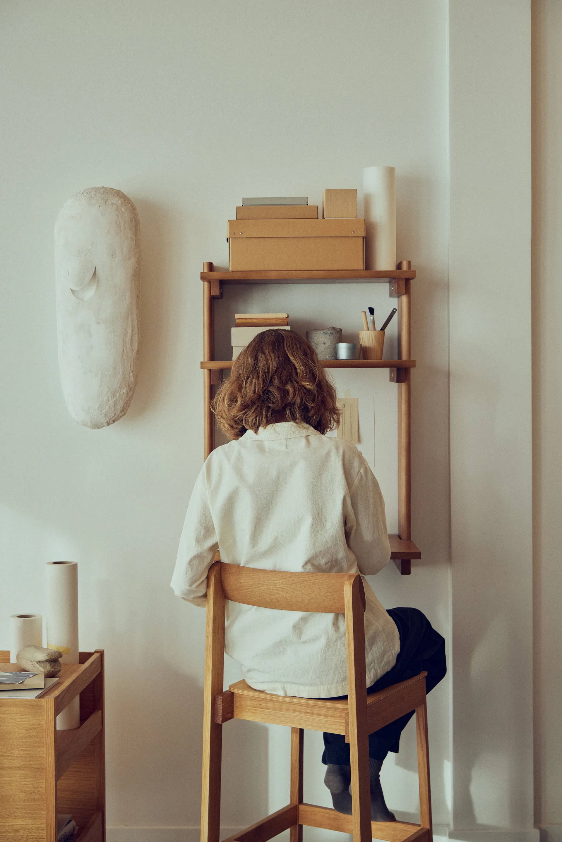 Blueprint バースツール, Oak, 65 cm Form & Refine