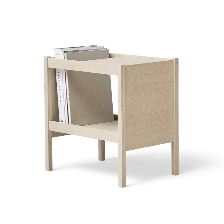 Journal サイドテーブル 29x43 cm, White oak Form & Refine
