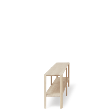 Leaf シェルフ 2段 57x200 cm - White oak - Form & Refine