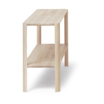 Leaf shelf シェルフ 2段 57x100 cm - White oak - Form & Refine