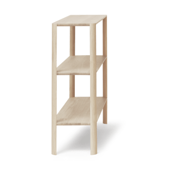 Leaf shelf シェルフ 3段 92x100 cm - White oak - Form & Refine