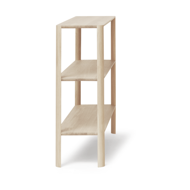 Leaf shelf シェルフ 3段 92x100 cm, White oak Form & Refine