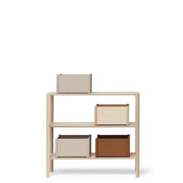Leaf shelf シェルフ 3段 92x100 cm - White oak - Form & Refine