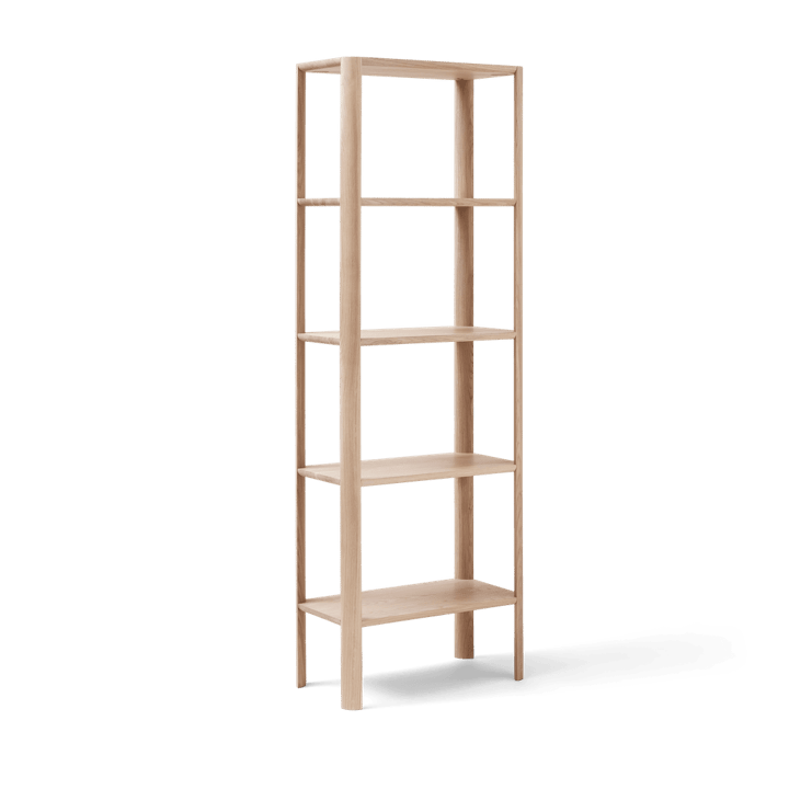 Leaf shelf シェルフ 5段 55x162 cm - White oak - Form & Refine