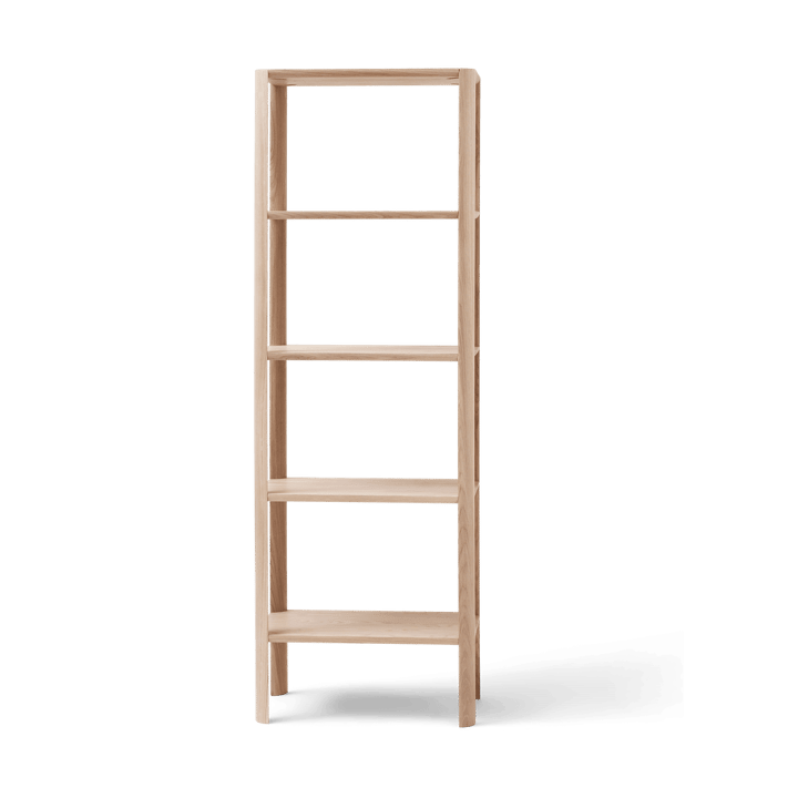 Leaf shelf シェルフ 5段 55x162 cm, White oak Form & Refine