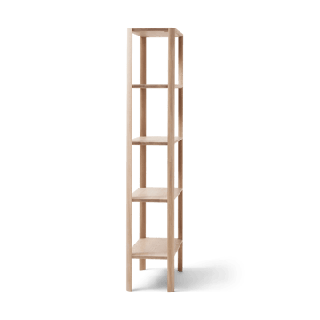 Leaf shelf シェルフ 5段 55x162 cm - White oak - Form & Refine