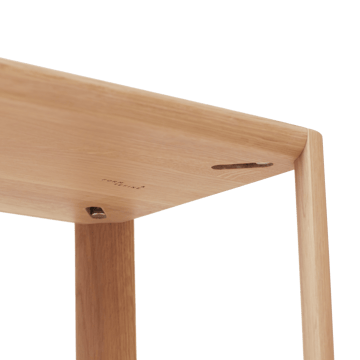 Leaf shelf シェルフ 5段 55x162 cm - White oak - Form & Refine