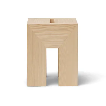Monolith サイドテーブル - 白樺 29x29x36 cm - Form & Refine