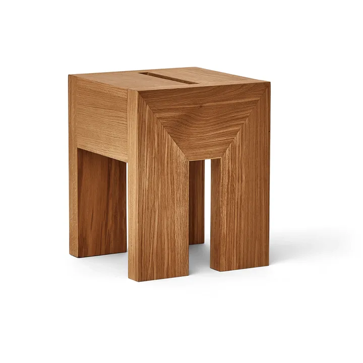 Monolith サイドテーブル - Oak, 29x29x36 cm - Form & Refine