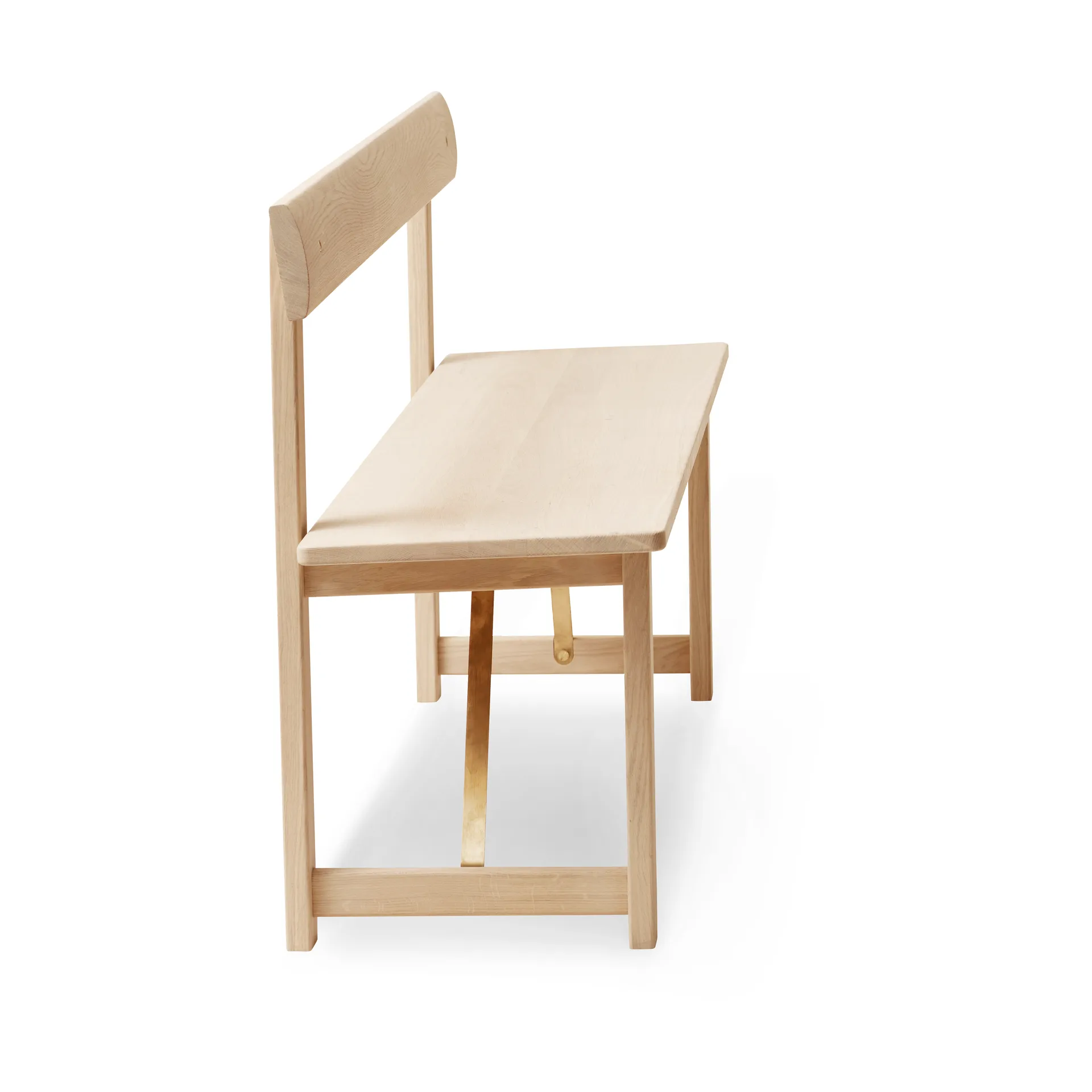 Position ベンチ 155 cm, Oak-brass Form & Refine