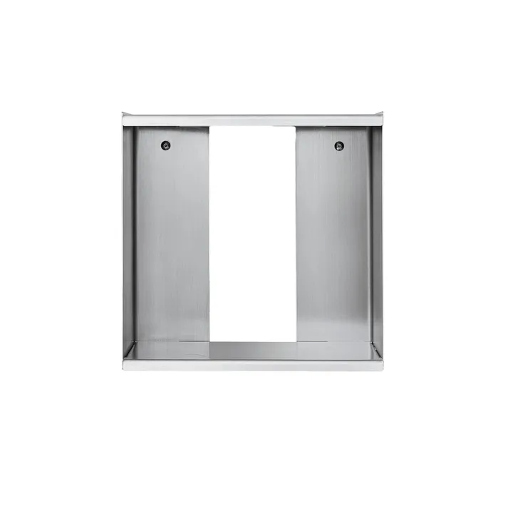 Taper Cube Box ウォールシェルフ - Stainless steel, 34x35 cm - Form & Refine