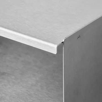 Taper Cube Box ウォールシェルフ - Stainless steel, 34x35 cm - Form & Refine