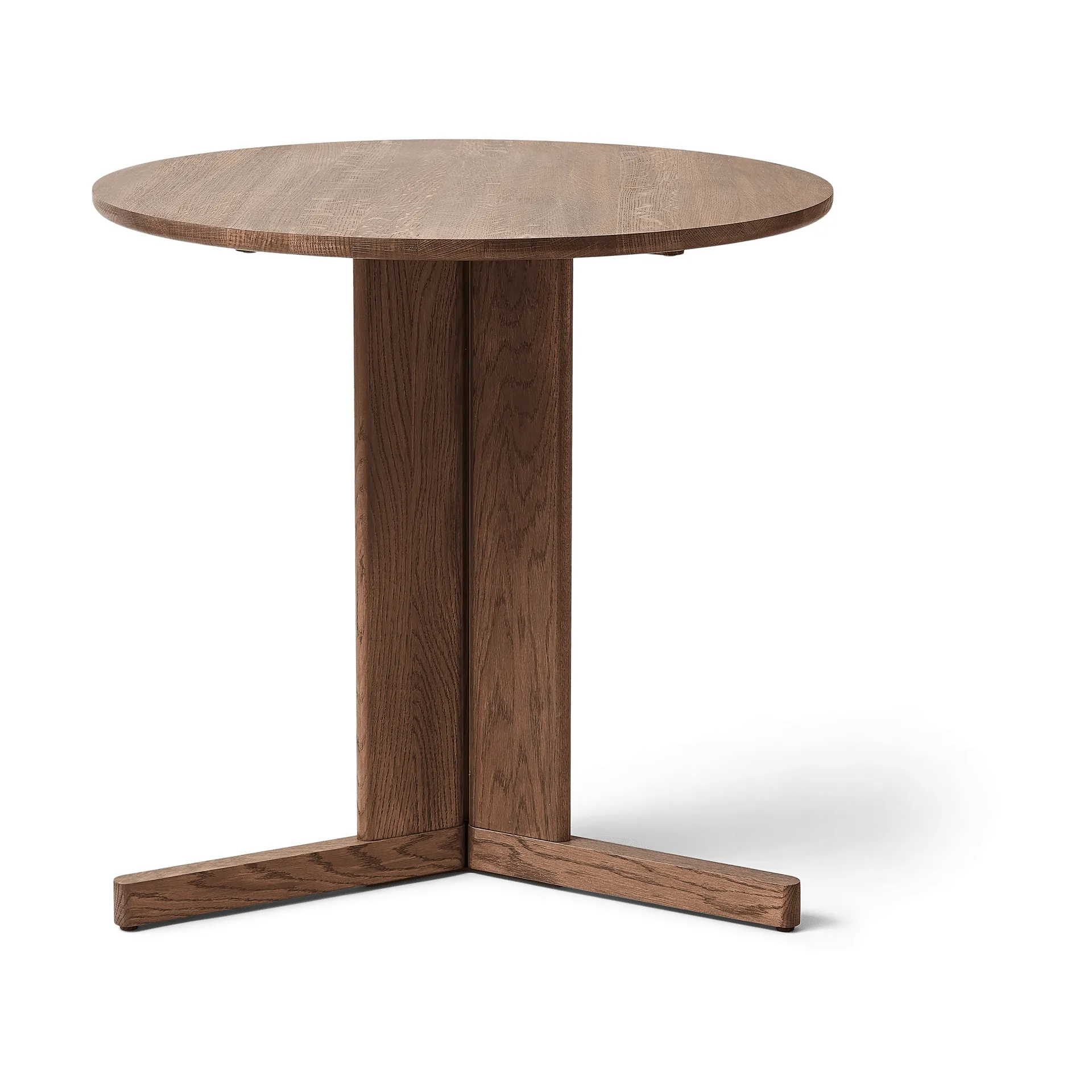 Trefoil ダイニングテーブル Ø75 cm, Smoked oak Form & Refine