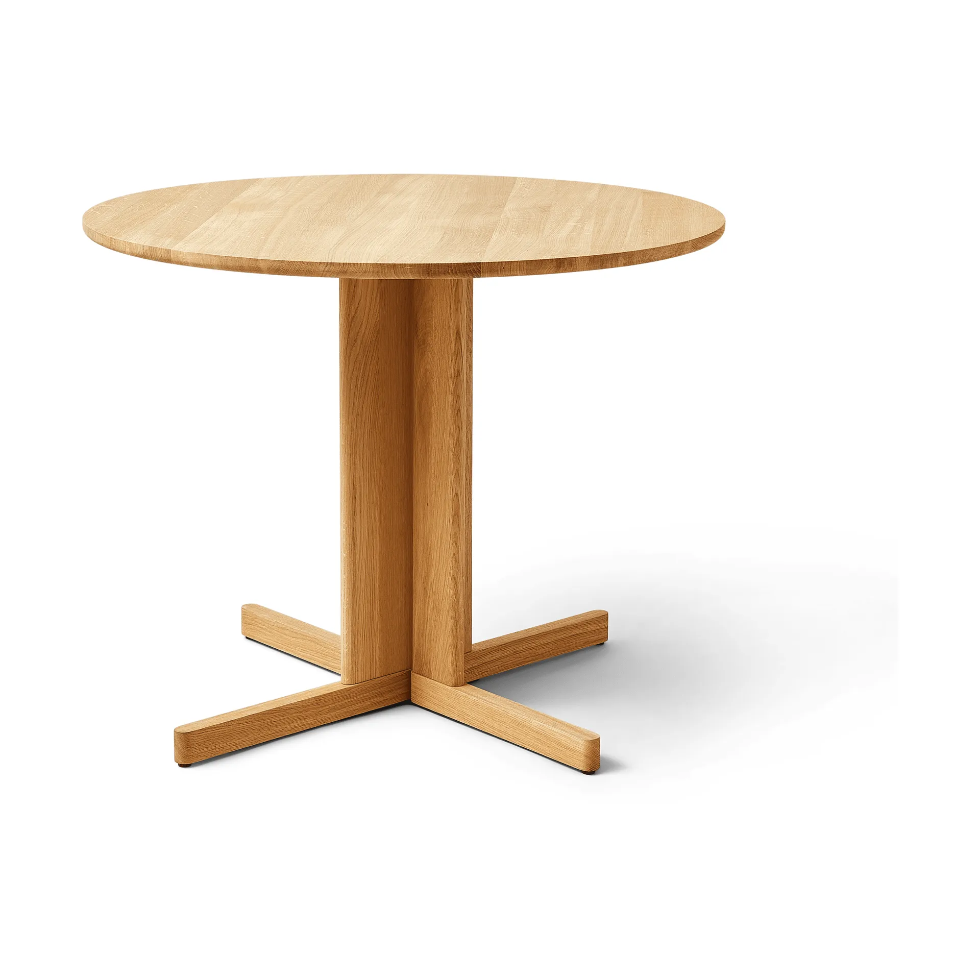 Trefoil ダイニングテーブル Ø90 cm, Oak Form & Refine