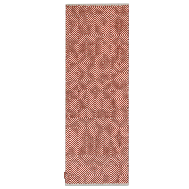 ダイアモンド ラグ  70x200 cm - Burnt orange - Formgatan | フォームガタン