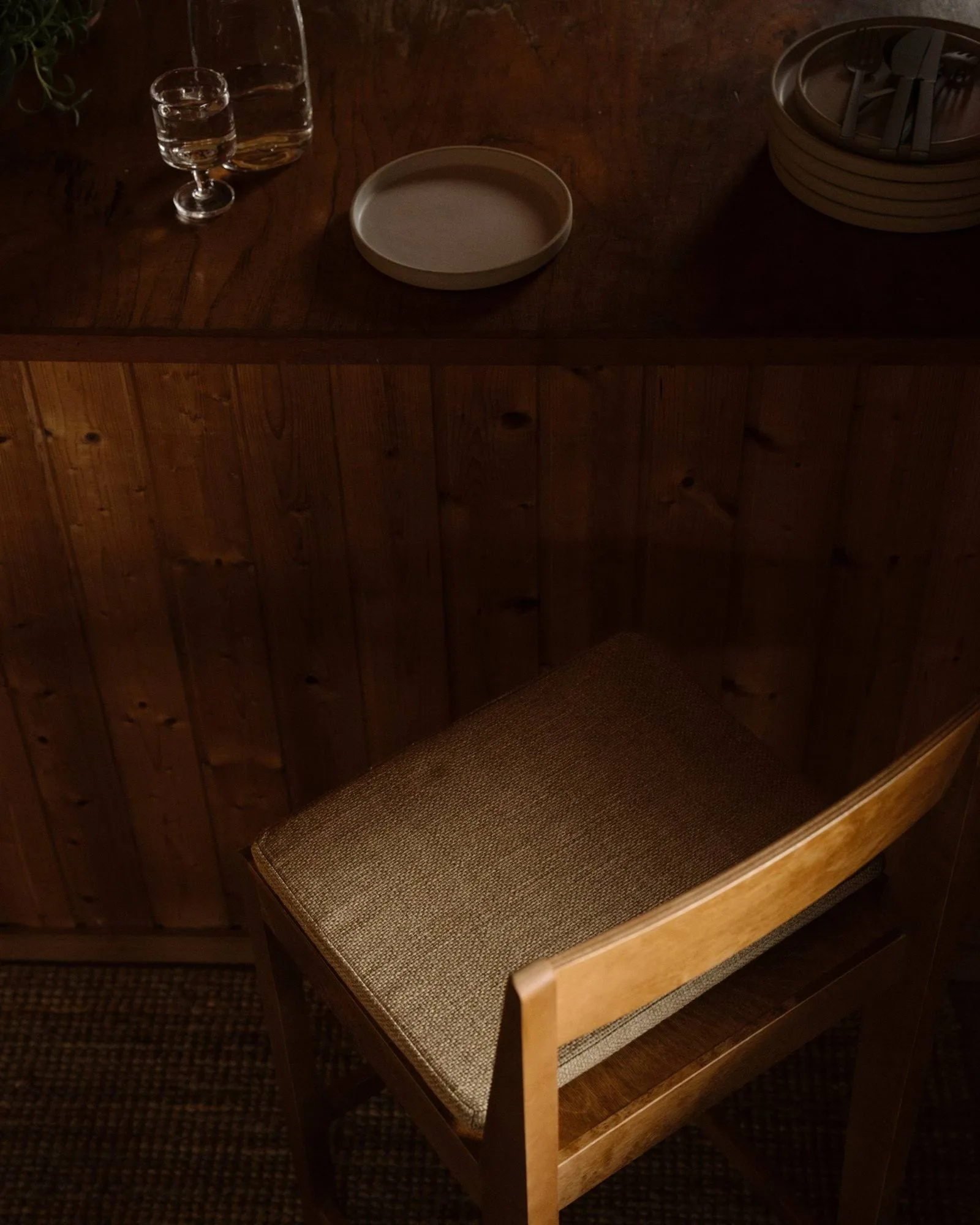 Bar Chair 01 バースツール用クッション, Camel, 32x40x4 cm FRAMA