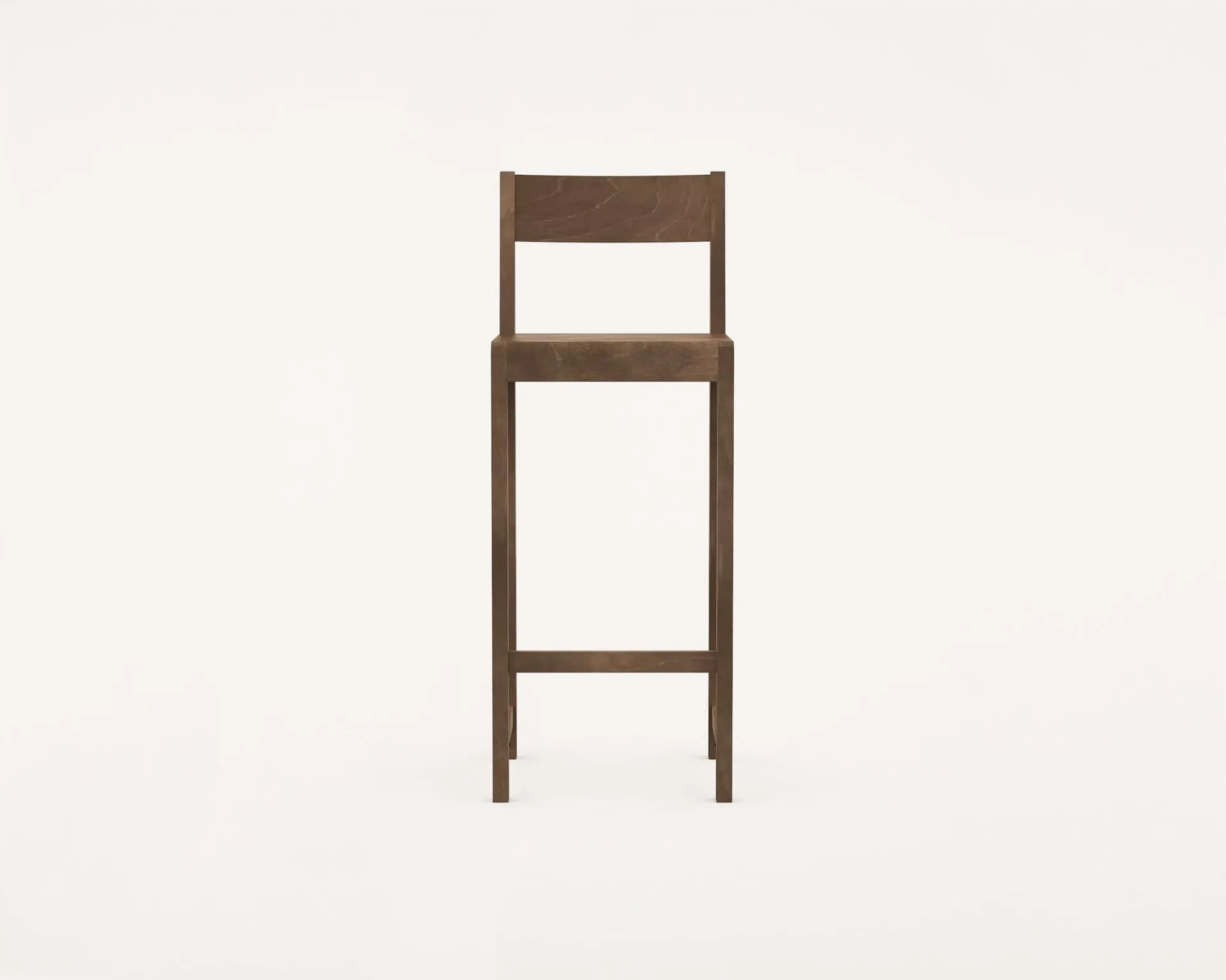 Bar Chair 01 バースツール, Dark brown birch, 76 cm FRAMA