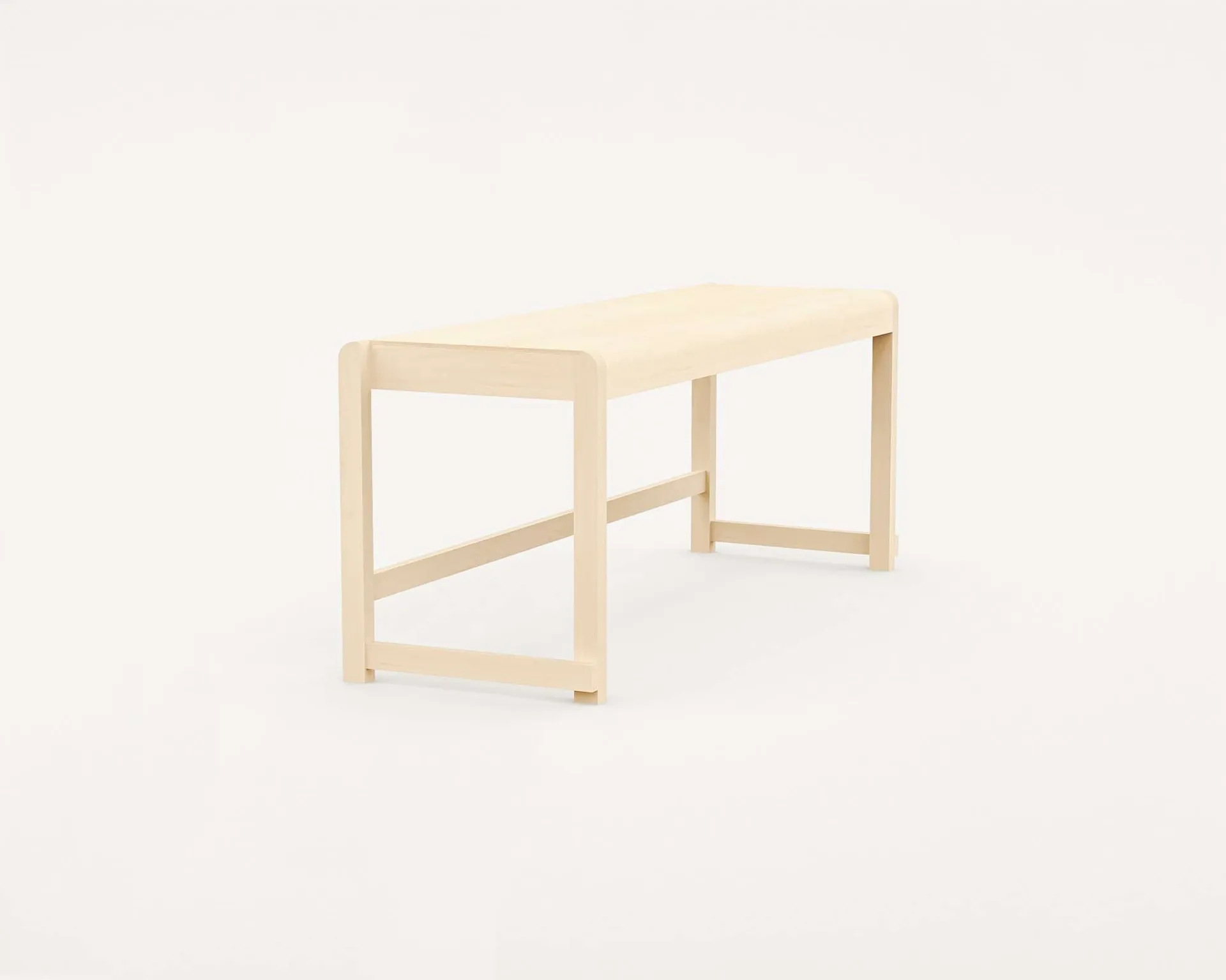 Bench 01 ベンチ, Birch, 114,6x37x46 cm FRAMA