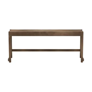 Bench 01 ベンチ - Dark brown birch, 114,6x37x46 cm - FRAMA