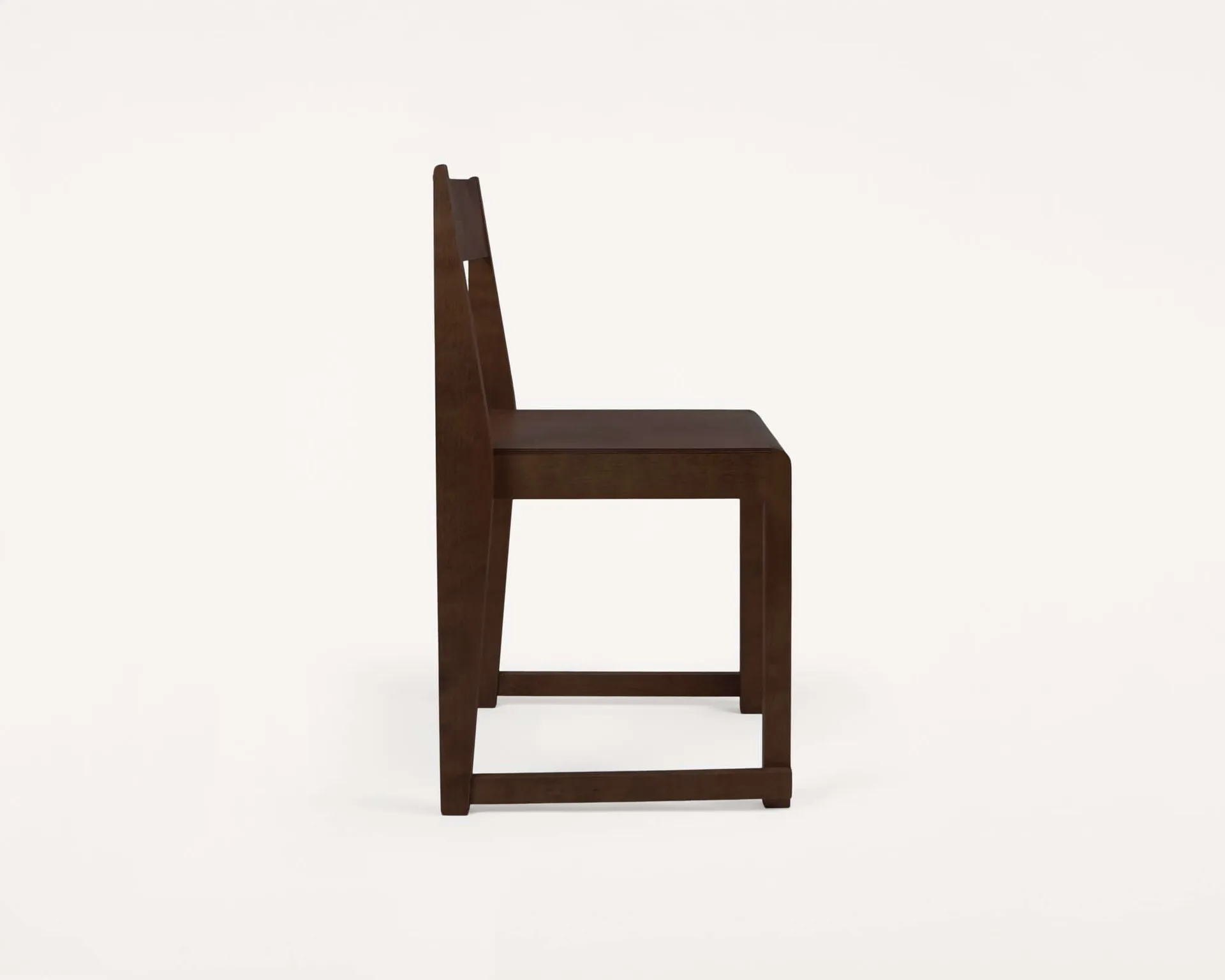 Chair 01 チェア, Dark brown birch FRAMA