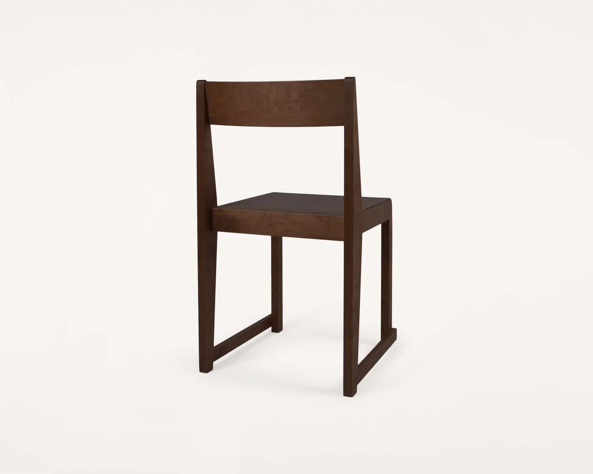 Chair 01 チェア, Dark brown birch FRAMA