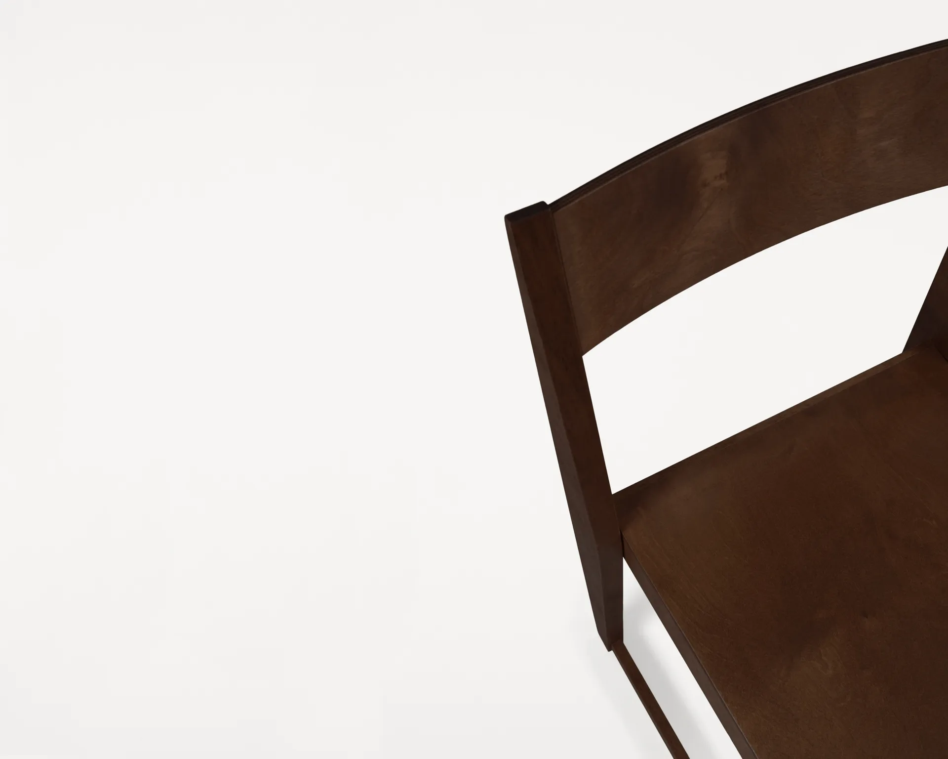 Chair 01 チェア, Dark brown birch FRAMA