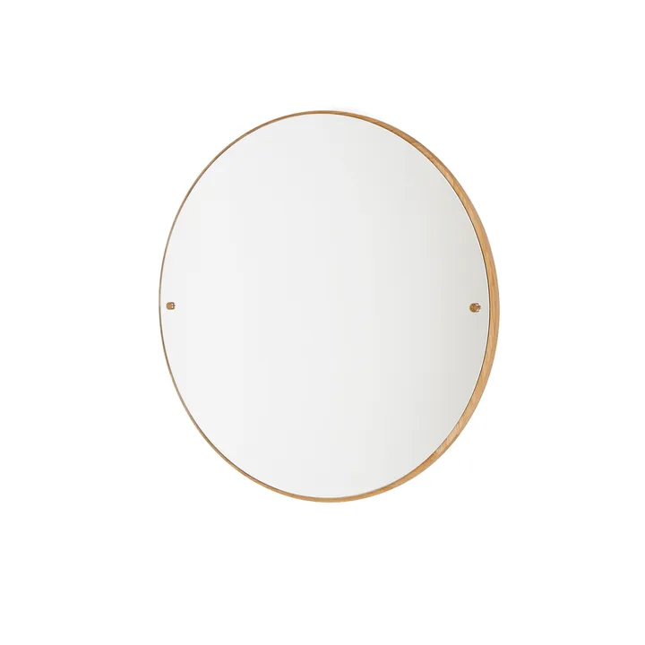 CM Circle spegel - Oak, medium, Ø60 cm - FRAMA