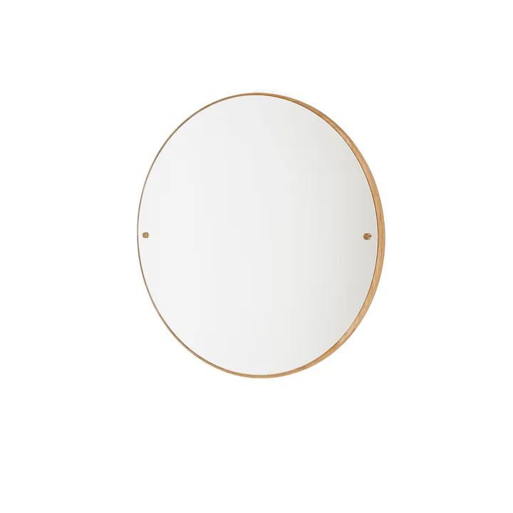 CM Circle spegel - Oak, small, Ø45 cm - FRAMA