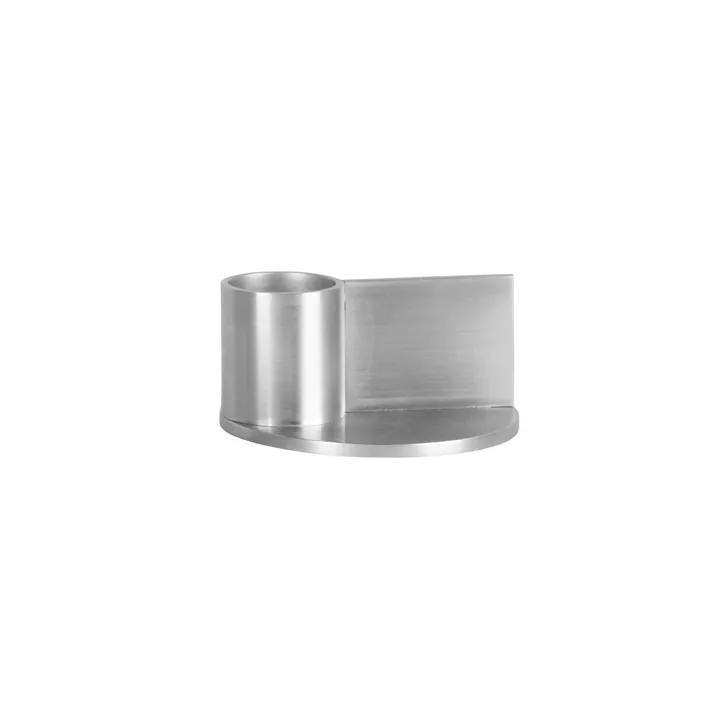 Fundament ljusstake - 型 1, ステンレススチール, 6x6x3 cm - FRAMA