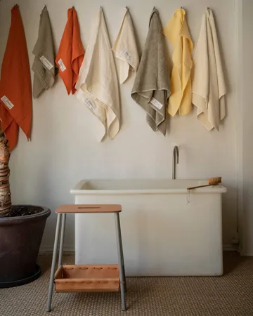 Heavy Towel バスタオル 150x100 cm - Burnt orange (orange) - FRAMA