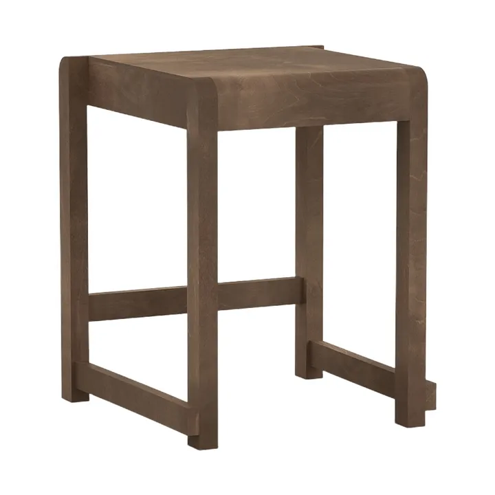 Low Stool 01 スツール - Dark brown birch - FRAMA
