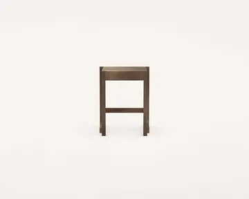 Low Stool 01 スツール - Dark brown birch - FRAMA
