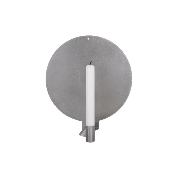 Ornament väggljusstake - Stainless steel, round, 28,2 cm - FRAMA