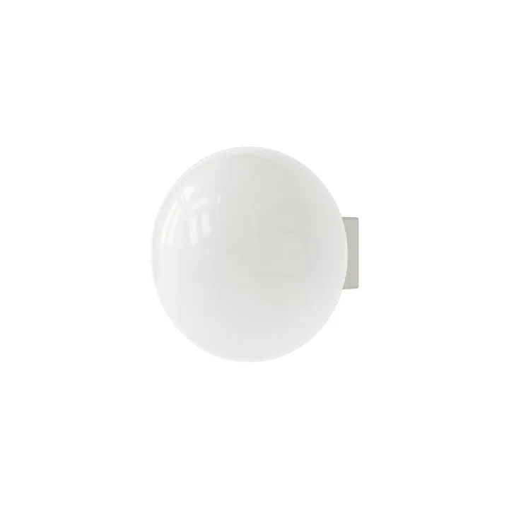 Ovoid Sconce plafond - Stainless steel, opal glass - FRAMA
